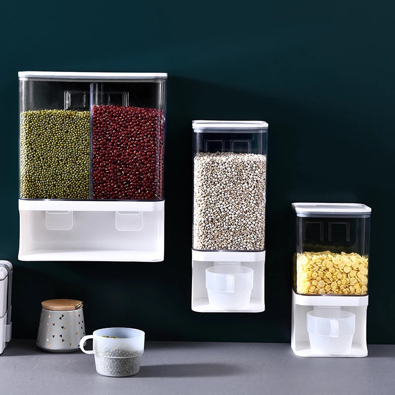 Wall-mounted Sealed Moisture-proof And Insect-proof Transparent Storage Tank