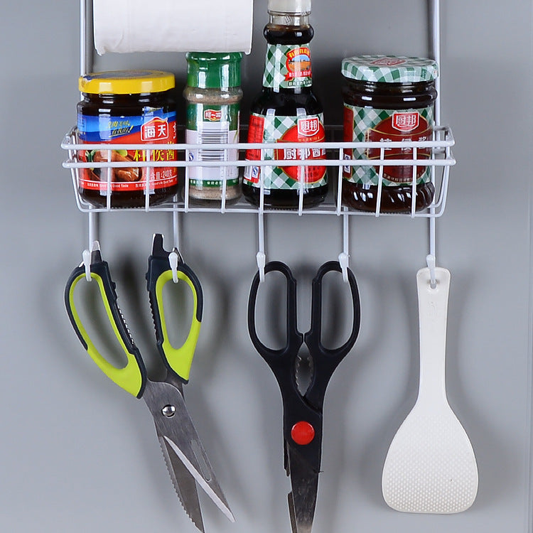 A kitchen multi function refrigerator pylon preservative paper towel refrigerator side wall collector