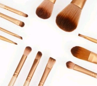 12pcs Makeup Brush Set Blush Eyeshadow Eyelash Highlighter Makeup Brush