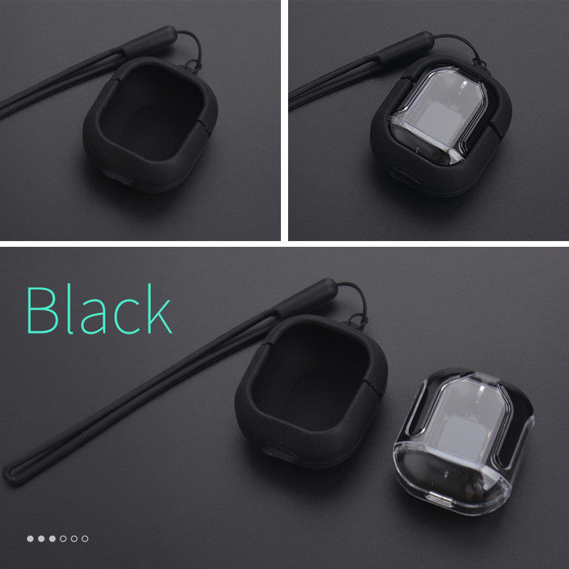 Mini Transparent Wireless Bluetooth Headset Digital Display ENC Noise Reduction True Wireless Sports Music
