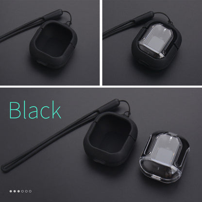 Mini Transparent Wireless Bluetooth Headset Digital Display ENC Noise Reduction True Wireless Sports Music