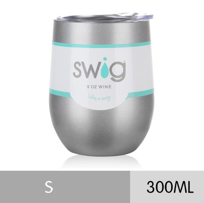 hot drink cups 9 унц. the egg in the form of a 304 stainless steel drink Tumber mug lid wine beer vacuum thermos cup