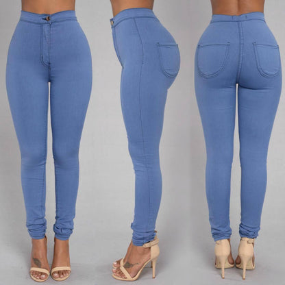 explosion Leggings thin waist stretch pencil pants tight candy colored jeans
