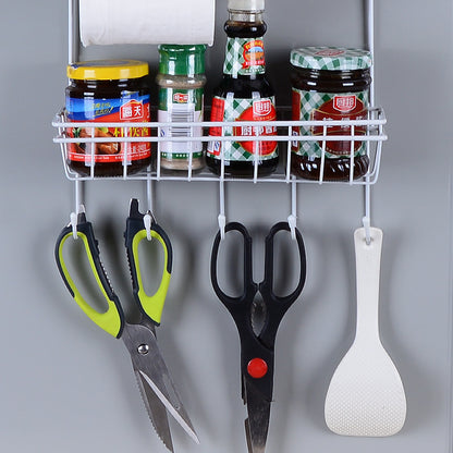 A kitchen multi function refrigerator pylon preservative paper towel refrigerator side wall collector