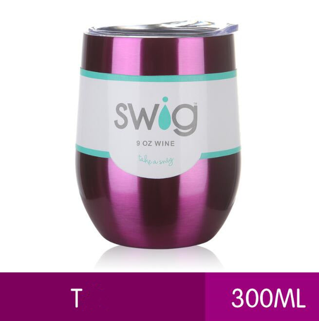 hot drink cups 9 унц. the egg in the form of a 304 stainless steel drink Tumber mug lid wine beer vacuum thermos cup