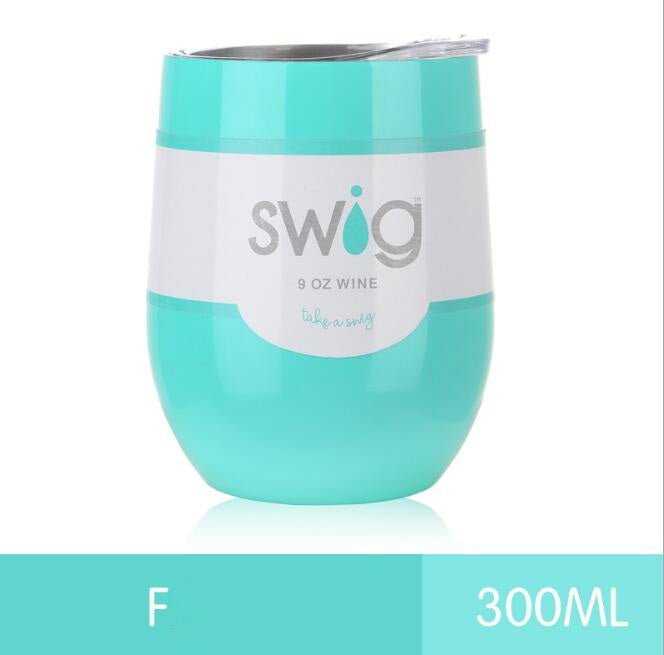 hot drink cups 9 унц. the egg in the form of a 304 stainless steel drink Tumber mug lid wine beer vacuum thermos cup
