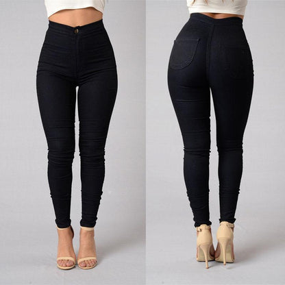 explosion Leggings thin waist stretch pencil pants tight candy colored jeans